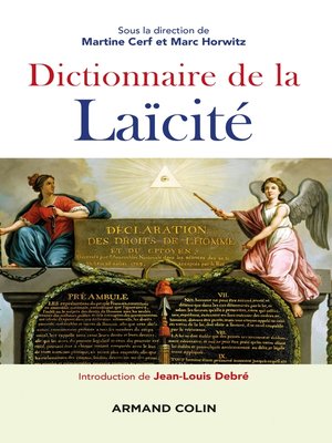 cover image of Dictionnaire de la laïcité--2e éd.